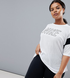 Белая футболка Nike Training Plus - Белый