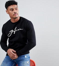 Черный обтягивающий свитшот с логотипом Good For Nothing эксклюзивно для ASOS - Черный