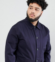 Темно-синяя куртка ASOS DESIGN Plus - Темно-синий