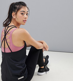 Свободный топ с бретельками ASOS 4505 Petite - Черный