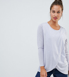 Топ с запахом для кормящих мам New Look Maternity - Серый