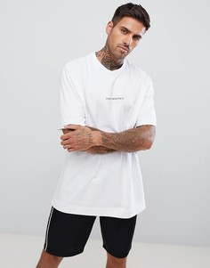 Белая oversize-футболка с маленьким логотипом Good For Nothing - Белый