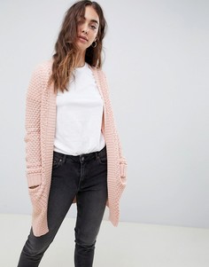 Кардиган крупной вязки Vero Moda - Розовый