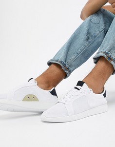 Белые кроссовки с трикотажной отделкой Pull&Bear - Белый