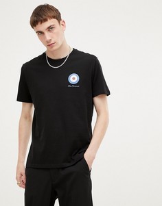 Футболка с принтом мишени Ben Sherman - Черный
