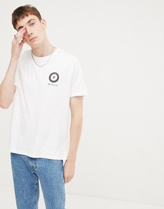 Футболка с принтом мишени Ben Sherman - Белый