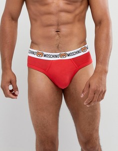 Трусы с плюшевым мишкой Moschino - Красный