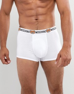 Боксеры-брифы с плюшевым мишкой Moschino - Белый