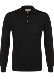 Шерстяное поло с длинными рукавами Canali