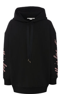Хлопковый пуловер с капюшоном Stella McCartney