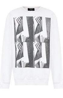 Хлопковый свитшот с принтом CALVIN KLEIN 205W39NYC