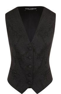 Приталенный жилет на пуговицах Dolce & Gabbana
