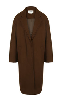Однотонное пальто из смеси шерсти и кашемира Isabel Marant Etoile
