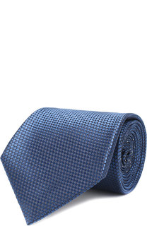 Шелковый галстук с узором Ermenegildo Zegna