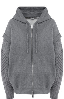 Хлопковый кардиган на молнии с капюшоном Stella McCartney