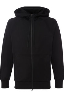 Хлопковая толстовка на молнии с капюшоном Y-3