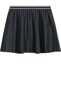 Плиссированная юбка из хлопка с эластичным поясом Polo Ralph Lauren
