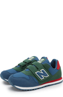 Комбинированные кроссовки 373 с застежкой велькро New Balance