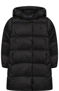 Стеганое пальто с капюшоном Polo Ralph Lauren