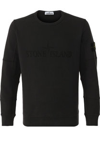 Однотонный хлопковый свитшот Stone Island