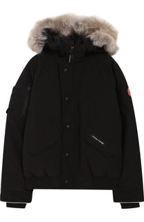 Пуховая куртка Rundle с меховой отделкой на капюшоне Canada Goose