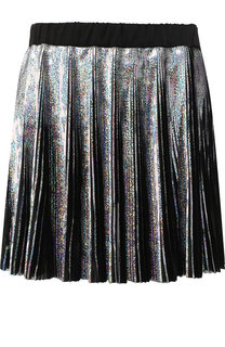 Мини-юбка со складками и эластичным поясом Balmain