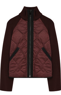Куртка с текстильной отделкой и воротником-стойкой Burberry