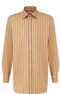 Хлопковая рубашка с воротником кент Dries Van Noten