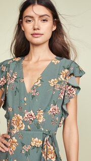 J.O.A. Floral Midi Dress