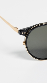 Linda Farrow Luxe Round Sunglasses