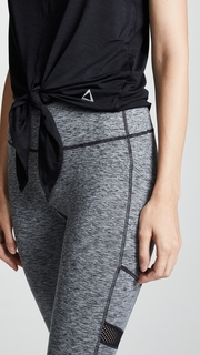 PRISMSPORT Short Sleeve Front Tie Top