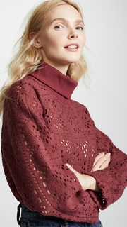 See by Chloe Textured Pullover Sweater