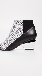 United Nude Jackie Metal Mid Heeled Boots