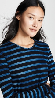 FREECITY Twisted Striped Waters Top