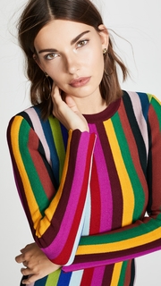 Milly Verticle Stripe Dress