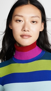 Milly Rib Turtleneck Pullover