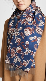 3.1 Phillip Lim Silk Floral Puffer Scarf