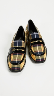 Jeffrey Campbell Hornsby Plaid Loafers