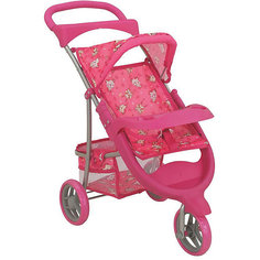 Коляска для кукол Buggy Boom "Nadin" трансформер, розовая