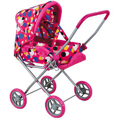 Коляска для кукол Buggy Boom "Mixy" трансформер, разноцветная