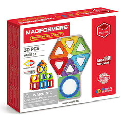 Магнитный конструктор MAGFORMERS Basic Plus 30 set