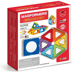 Магнитный конструктор MAGFORMERS Basic Plus 14 set