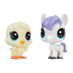 Набор игровых фигурок Littlest Pet Shop, Dash Horseton & May Duckly Hasbro