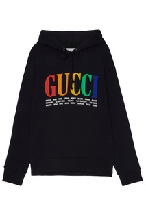 Худи с контрастным логотипом Gucci