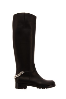 Черные кожаные сапоги Croche Cate 20 Christian Louboutin