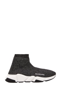 Текстильные кроссовки с люрексом Balenciaga