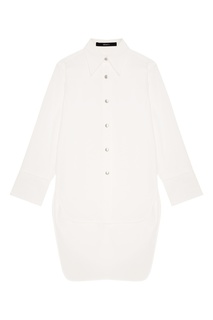 Белая блузка рубашечного кроя Mo&Co