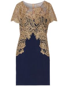 Короткое платье Marchesa Notte