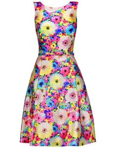 Платье до колена Oscar de la Renta