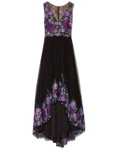 Длинное платье Marchesa Notte